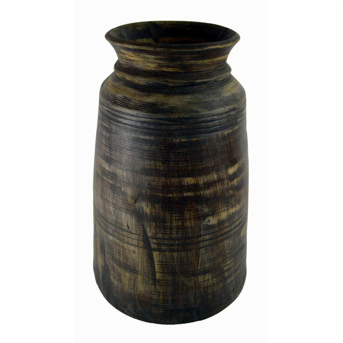 Antique Indian Milk Storage Container (Vase)-6. Asian &amp; Chinese Furniture, Art, Antiques, Vintage Home Décor for sale at FEA Home