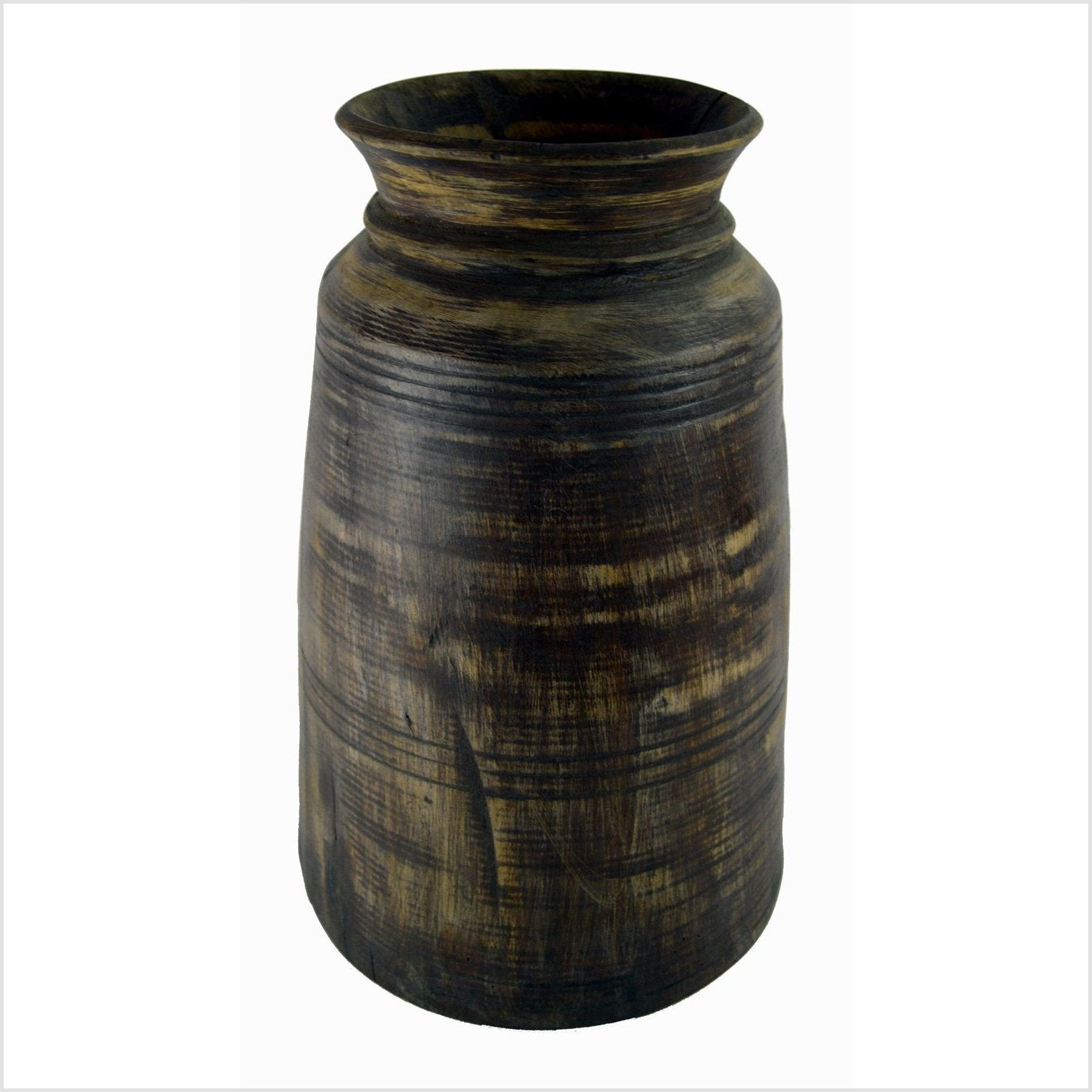 Antique Indian Milk Storage Container (Vase)-6. Asian &amp; Chinese Furniture, Art, Antiques, Vintage Home Décor for sale at FEA Home