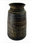Antique Indian Milk Storage Container (Vase)-6. Asian & Chinese Furniture, Art, Antiques, Vintage Home Décor for sale at FEA Home