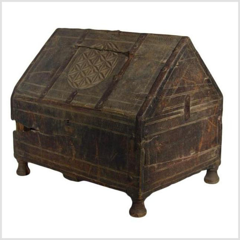 Antique Indian Mughal Dowry Chest 