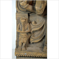 Antique Sheesham Indian Wood Carving