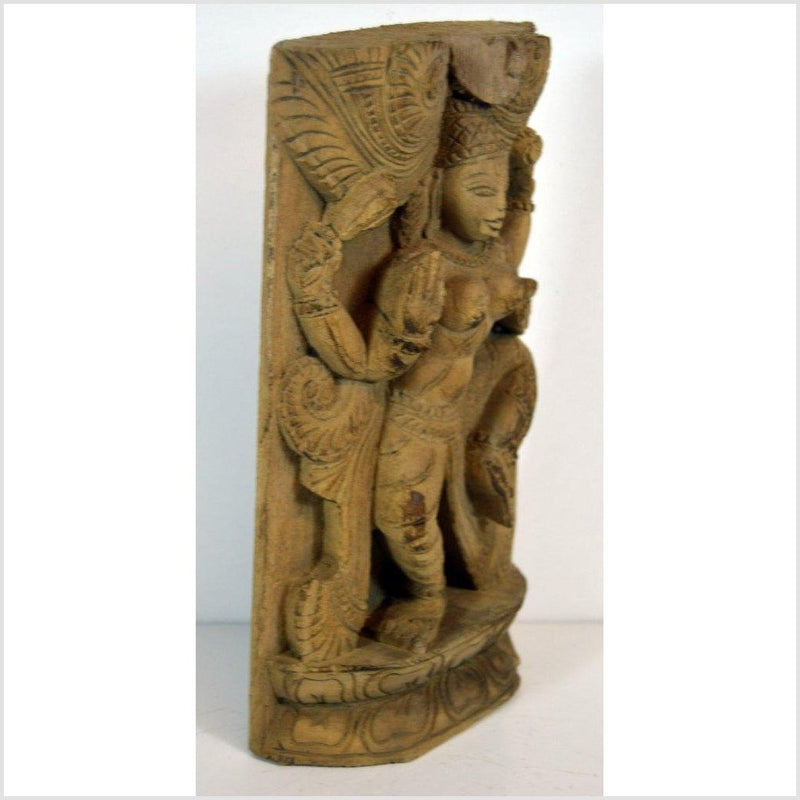 Antique Indian Sheesham Wood Carving-YN3212-5. Asian & Chinese Furniture, Art, Antiques, Vintage Home Décor for sale at FEA Home