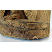Antique Indian Sheesham Wood Carving