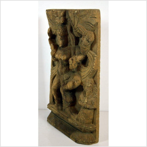 Antique Indian Sheesham Wood Carving