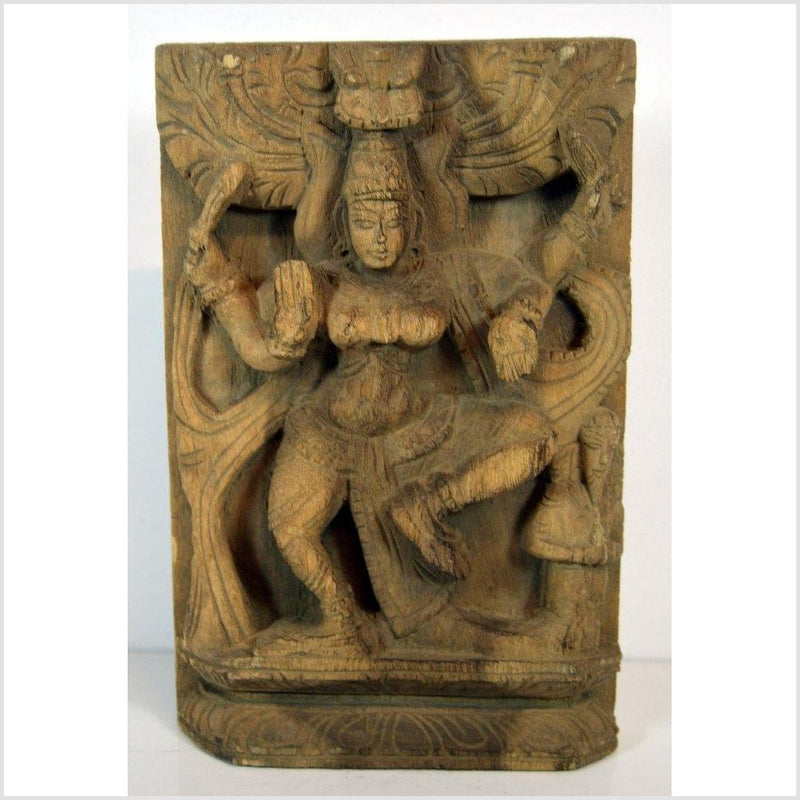 Antique Indian Sheesham Wood Carving- Asian Antiques, Vintage Home Decor & Chinese Furniture - FEA Home