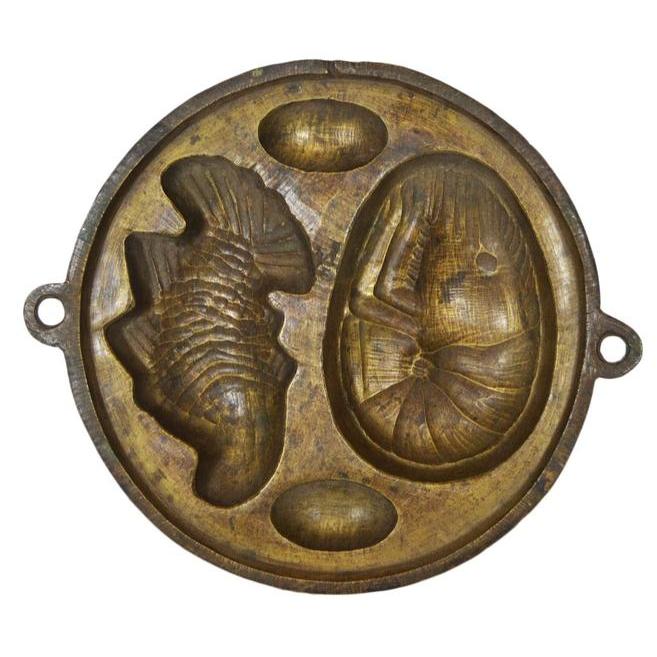 Antique Indonesian Cake Mold-1. Asian & Chinese Furniture, Art, Antiques, Vintage Home Décor for sale at FEA Home