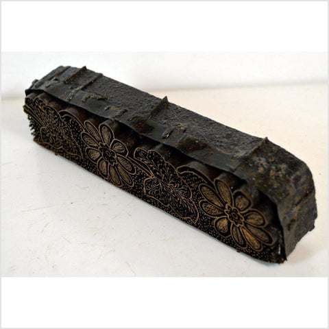 Antique Indonesian COPPER BATIK INK BLOCK