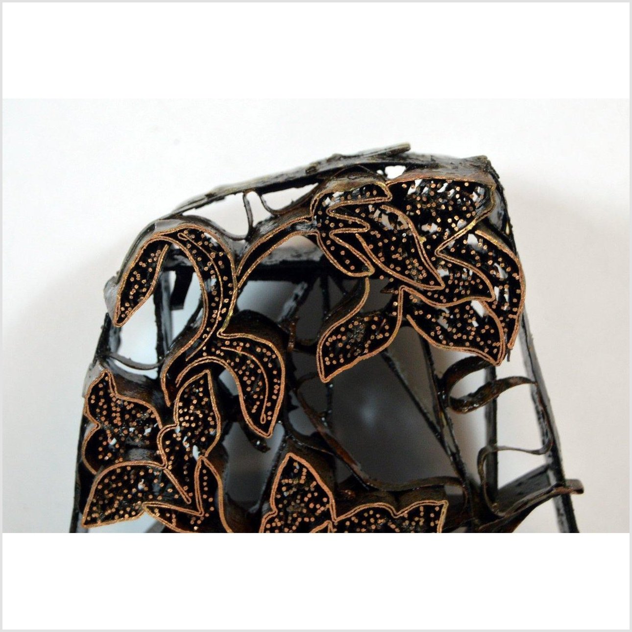 Antique Indonesian COPPER BATIK INK BLOCK-2. Asian & Chinese Furniture, Art, Antiques, Vintage Home Décor for sale at FEA Home