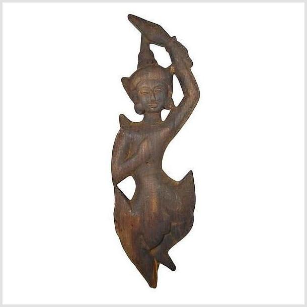 Antique Indonesian Hand Carved Wooden Statue-1. Asian & Chinese Furniture, Art, Antiques, Vintage Home Décor for sale at FEA Home