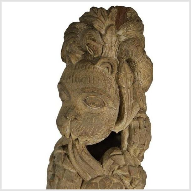 Antique Indonesian Hand Carved Wooden Statue-10. Asian &amp; Chinese Furniture, Art, Antiques, Vintage Home Décor for sale at FEA Home