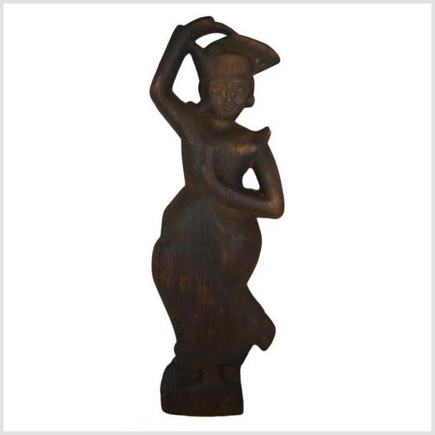 Antique Indonesian Hand Carved Wooden Statue-1. Asian & Chinese Furniture, Art, Antiques, Vintage Home Décor for sale at FEA Home