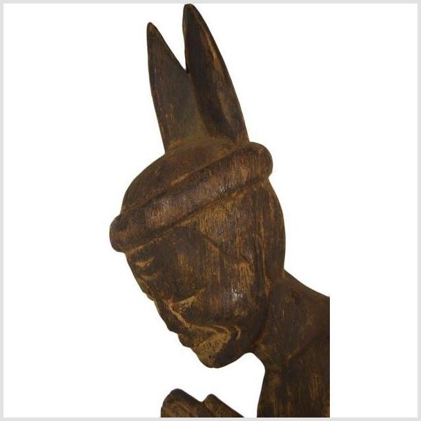 Antique Indonesian Hand Carved Wooden Statue-2. Asian & Chinese Furniture, Art, Antiques, Vintage Home Décor for sale at FEA Home
