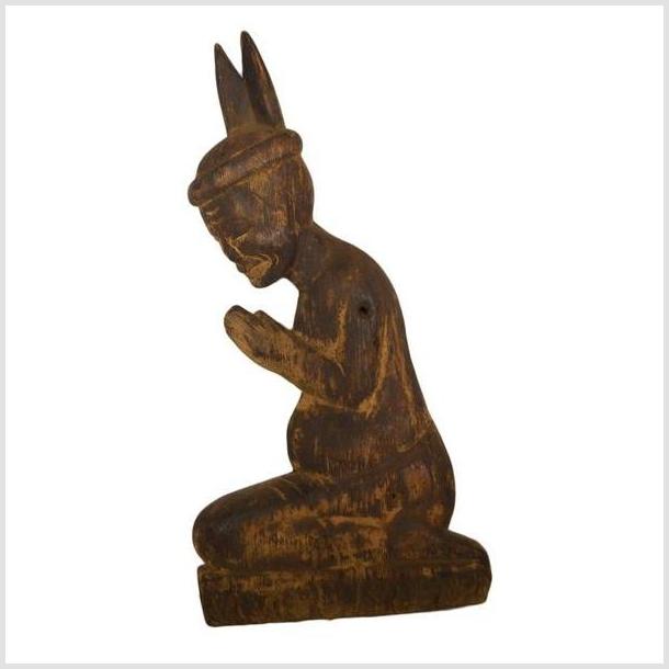 Antique Indonesian Hand Carved Wooden Statue-1. Asian & Chinese Furniture, Art, Antiques, Vintage Home Décor for sale at FEA Home