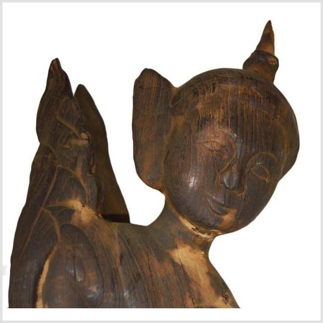 Antique Indonesian Hand Carved Wooden Statue-2. Asian & Chinese Furniture, Art, Antiques, Vintage Home Décor for sale at FEA Home