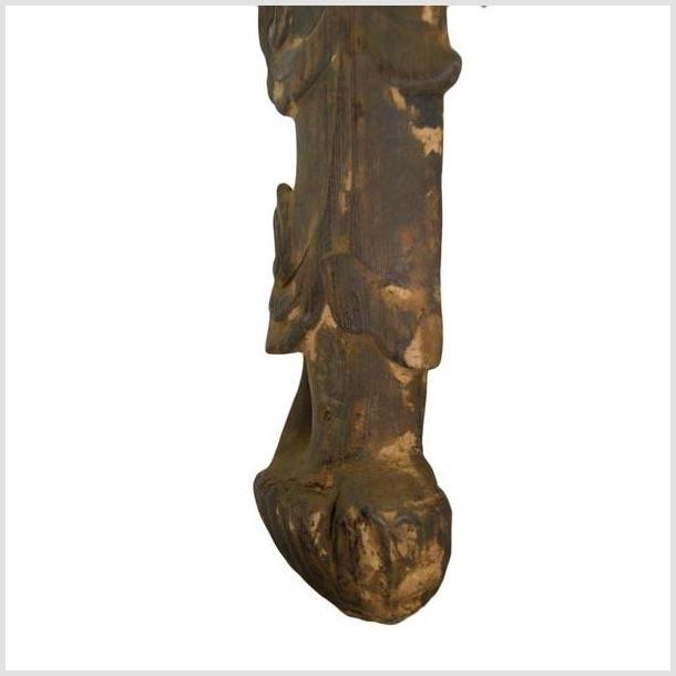 Antique Indonesian Hand Carved Wooden Statue-YN4878-9. Asian & Chinese Furniture, Art, Antiques, Vintage Home Décor for sale at FEA Home