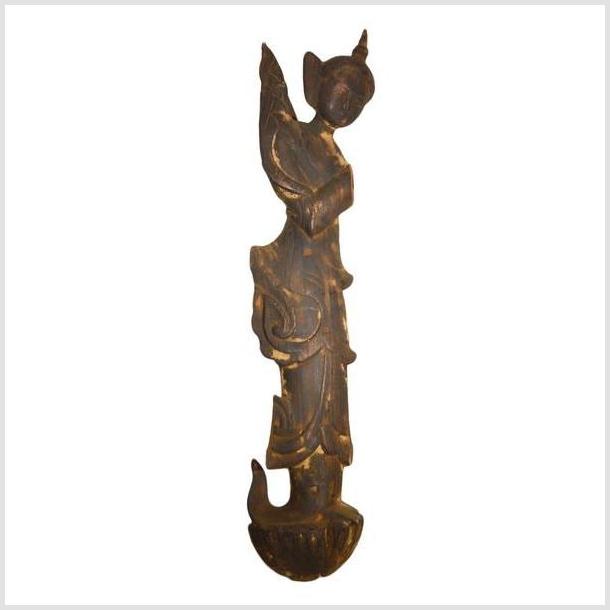 Antique Indonesian Hand Carved Wooden Statue-1. Asian & Chinese Furniture, Art, Antiques, Vintage Home Décor for sale at FEA Home
