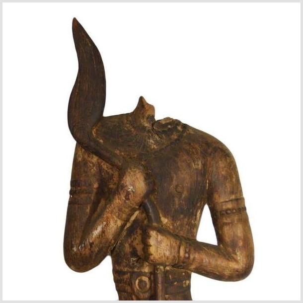 Antique Indonesian Hand Carved Wooden Statue-2. Asian & Chinese Furniture, Art, Antiques, Vintage Home Décor for sale at FEA Home