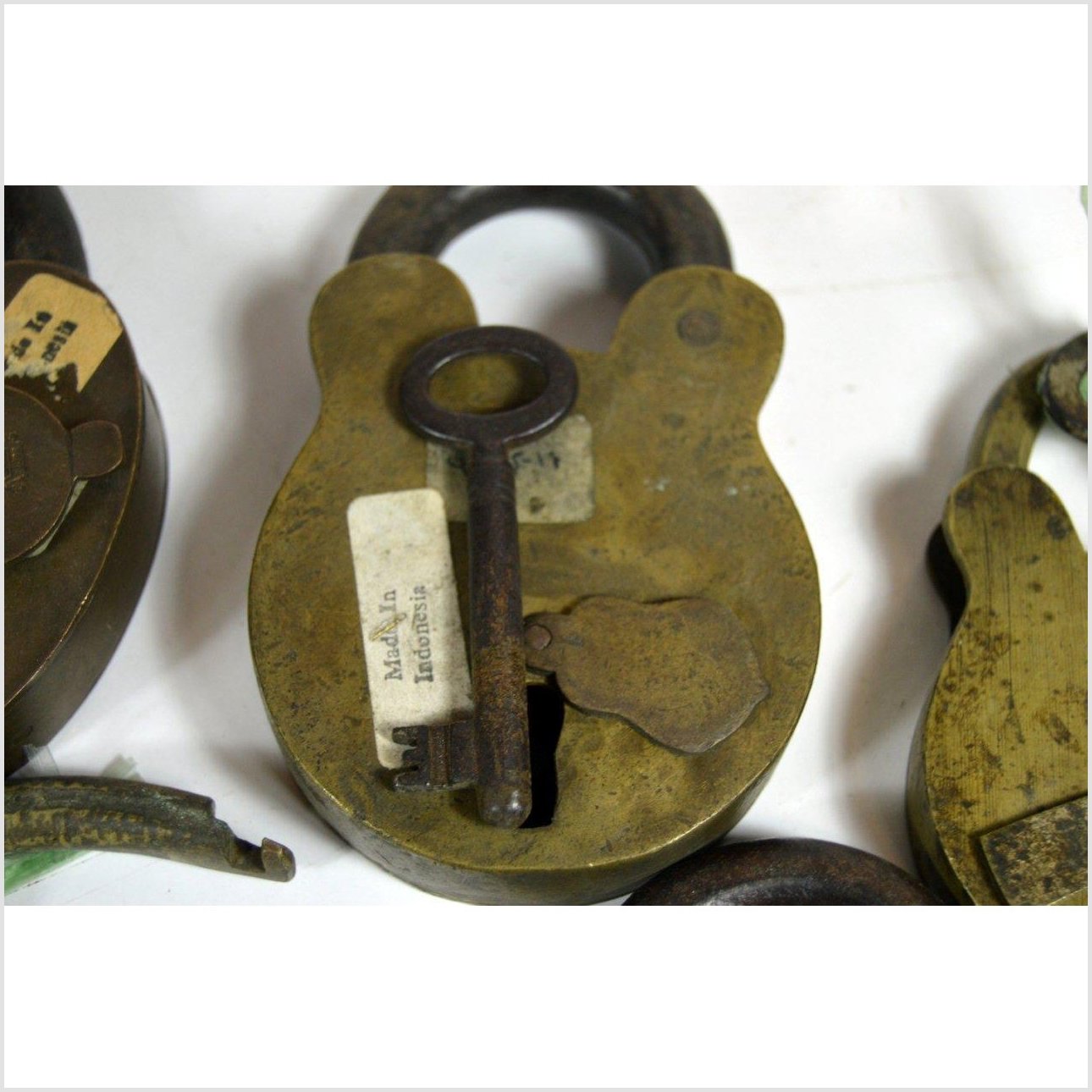 Antique Indonesian Locks-3. Asian &amp; Chinese Furniture, Art, Antiques, Vintage Home Décor for sale at FEA Home