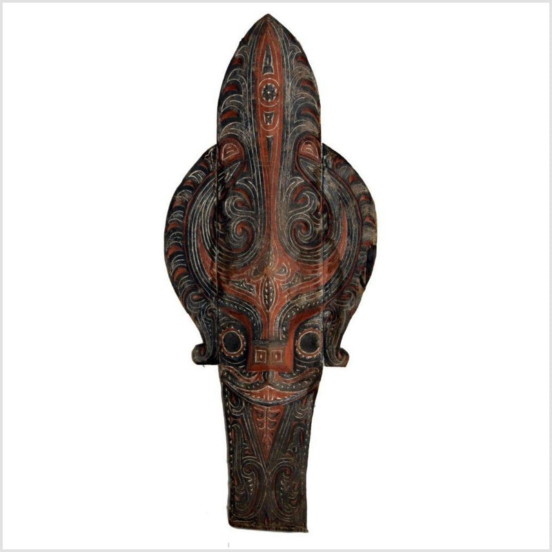 Antique Indonesian Tribal Mask- Asian Antiques, Vintage Home Decor & Chinese Furniture - FEA Home