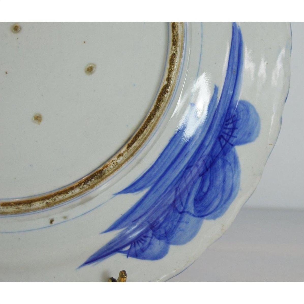 Antique Japanese Hand Painted Plate-6. Asian &amp; Chinese Furniture, Art, Antiques, Vintage Home Décor for sale at FEA Home