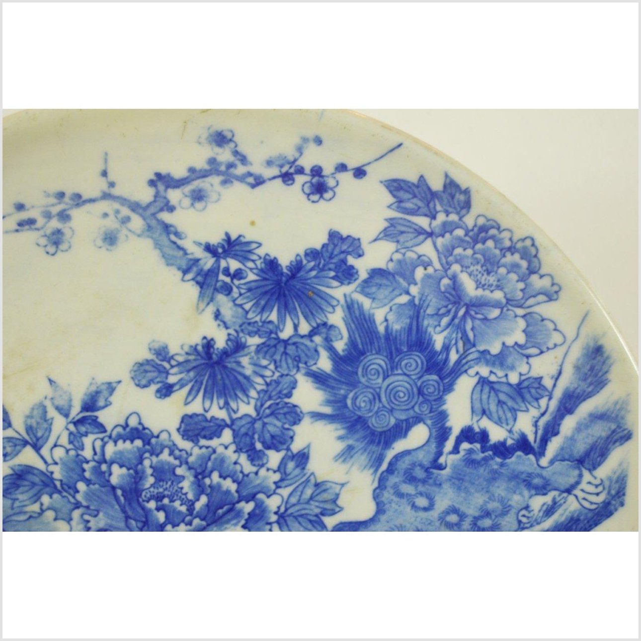 Antique Japanese Hand-Painted Plate-3. Asian &amp; Chinese Furniture, Art, Antiques, Vintage Home Décor for sale at FEA Home