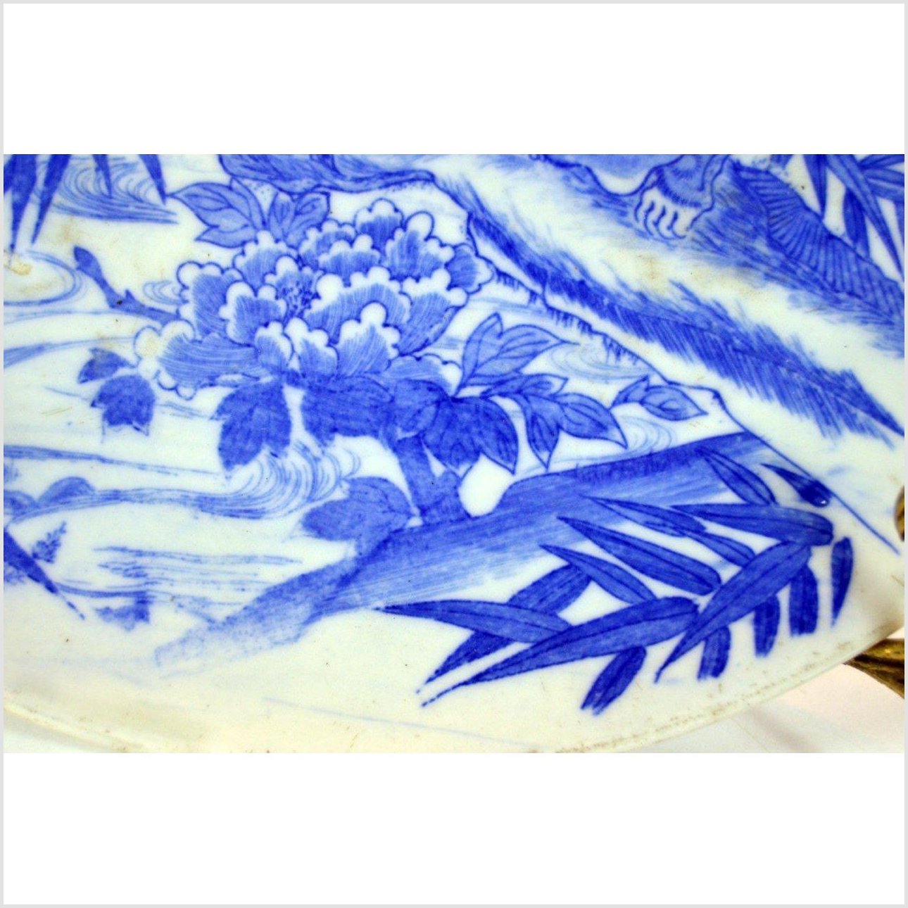 Antique Japanese Hand-Painted Plate-4. Asian &amp; Chinese Furniture, Art, Antiques, Vintage Home Décor for sale at FEA Home