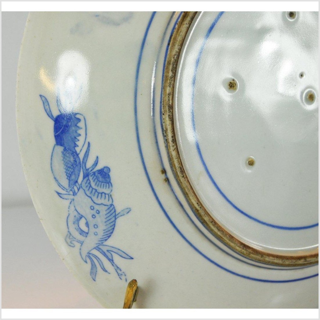 Antique Japanese Hand-Painted Plate-6. Asian &amp; Chinese Furniture, Art, Antiques, Vintage Home Décor for sale at FEA Home