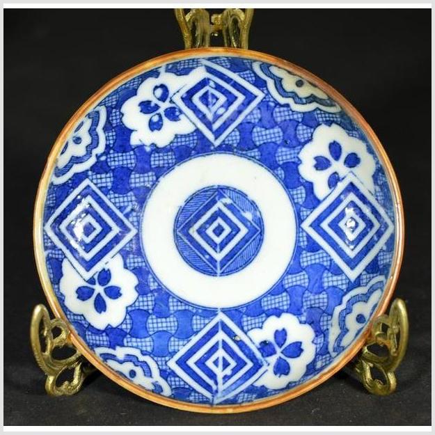 Antique Japanese Igezara Transferware Plate-1. Asian & Chinese Furniture, Art, Antiques, Vintage Home Décor for sale at FEA Home