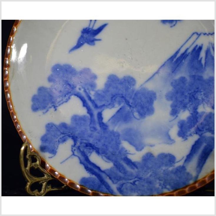 Antique Japanese Igezara Transferware Plate-4. Asian &amp; Chinese Furniture, Art, Antiques, Vintage Home Décor for sale at FEA Home