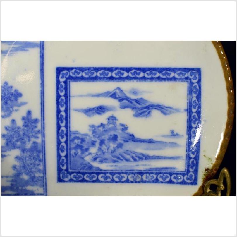 Antique Japanese Igezara Transferware Porcelain Plate-2. Asian & Chinese Furniture, Art, Antiques, Vintage Home Décor for sale at FEA Home