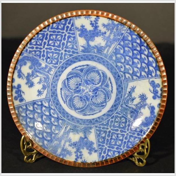 Antique Japanese Igezara Transferware Porcelain Plate-1. Asian & Chinese Furniture, Art, Antiques, Vintage Home Décor for sale at FEA Home