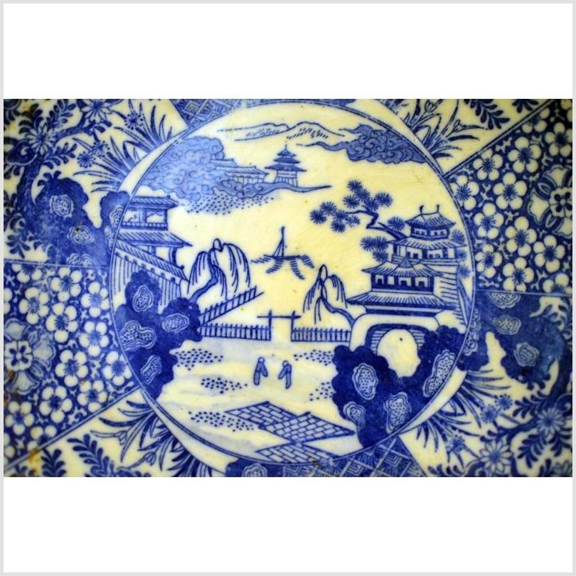 Antique Japanese Igezara Transferware Porcelain Plate-2. Asian & Chinese Furniture, Art, Antiques, Vintage Home Décor for sale at FEA Home