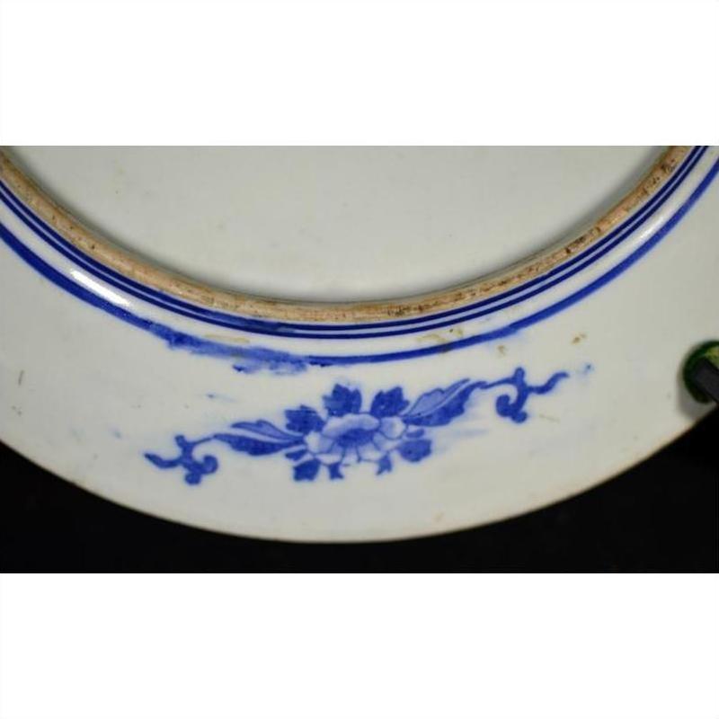 Antique Japanese Igezara Transferware Porcelain Plate-8. Asian &amp; Chinese Furniture, Art, Antiques, Vintage Home Décor for sale at FEA Home
