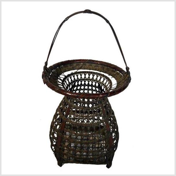 Antique Japanese Ikebana Basket-2. Asian & Chinese Furniture, Art, Antiques, Vintage Home Décor for sale at FEA Home