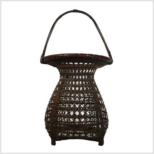 Antique Japanese Ikebana Basket-1. Asian & Chinese Furniture, Art, Antiques, Vintage Home Décor for sale at FEA Home