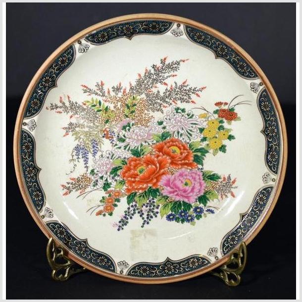 Antique Japanese Imari Hand Painted Porcelain Plate-YN4346-1. Asian & Chinese Furniture, Art, Antiques, Vintage Home Décor for sale at FEA Home