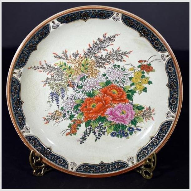 Antique Japanese Imari Hand Painted Porcelain Plate-1. Asian & Chinese Furniture, Art, Antiques, Vintage Home Décor for sale at FEA Home