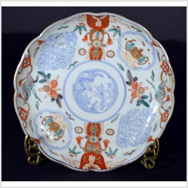 Antique Japanese Imari Hand Painted Porcelain Plate-1. Asian & Chinese Furniture, Art, Antiques, Vintage Home Décor for sale at FEA Home