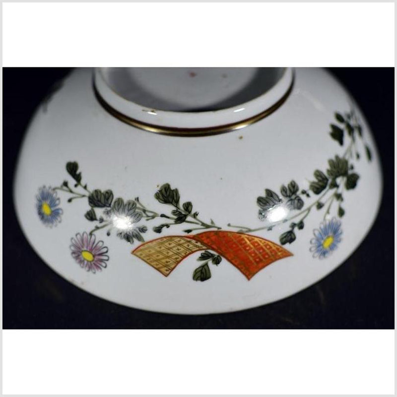 Antique Japanese Kutani Hand Painted Porcelain Bowl-YN4725-6. Asian & Chinese Furniture, Art, Antiques, Vintage Home Décor for sale at FEA Home