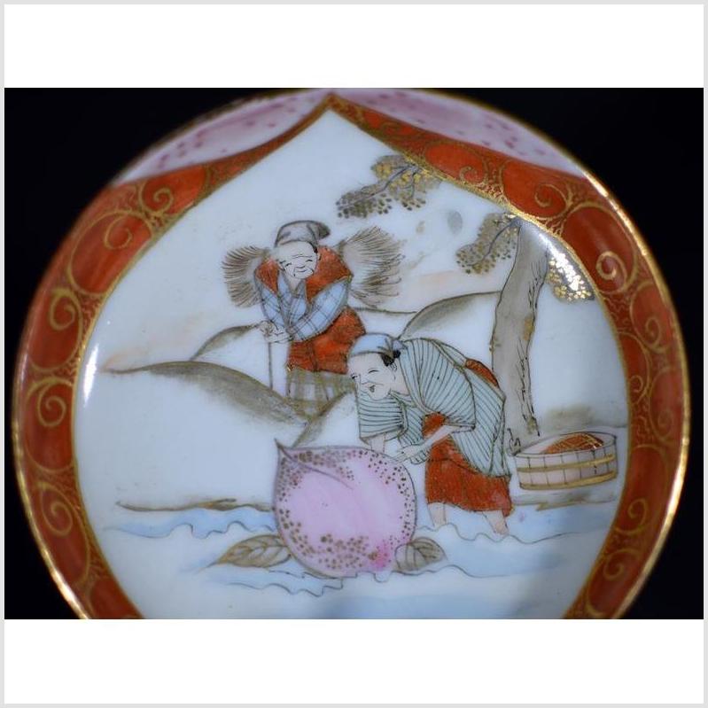 Antique Japanese Satsuma Hand Painted Porcelain Plate-2. Asian & Chinese Furniture, Art, Antiques, Vintage Home Décor for sale at FEA Home