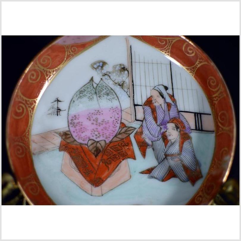 Antique Japanese Satsuma Hand Painted Porcelain Plate-2. Asian & Chinese Furniture, Art, Antiques, Vintage Home Décor for sale at FEA Home