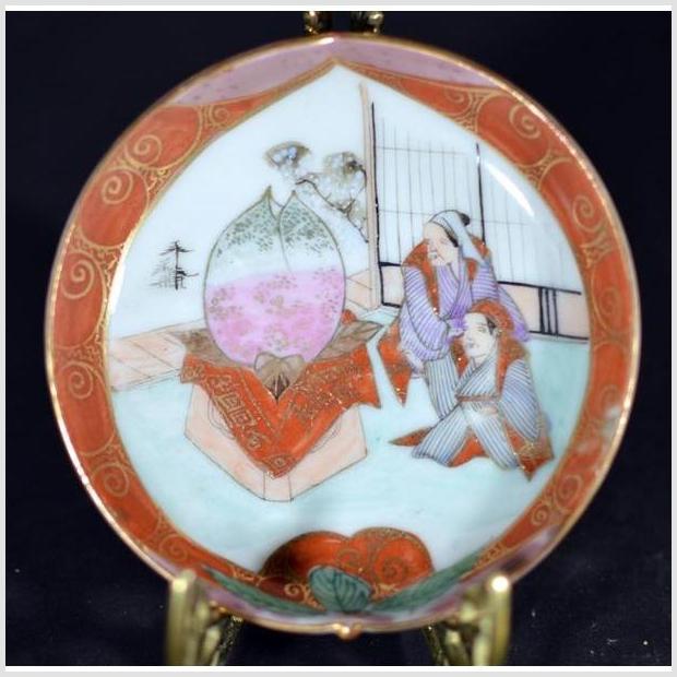 Antique Japanese Satsuma Hand Painted Porcelain Plate-1. Asian & Chinese Furniture, Art, Antiques, Vintage Home Décor for sale at FEA Home