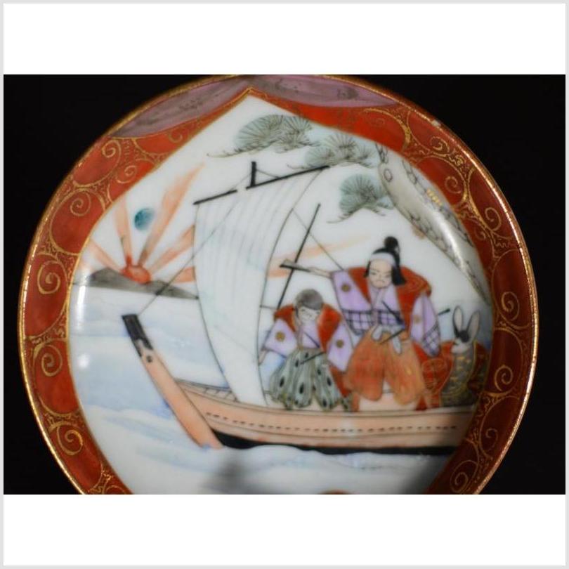 Antique Japanese Satsuma Hand Painted Porcelain Plate-2. Asian & Chinese Furniture, Art, Antiques, Vintage Home Décor for sale at FEA Home