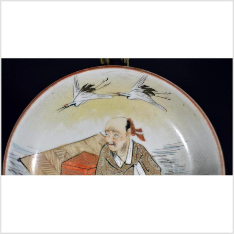 Antique Japanese Satsuma Hand Painted Porcelain Plate-YN4719-3. Asian & Chinese Furniture, Art, Antiques, Vintage Home Décor for sale at FEA Home