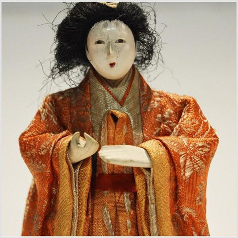 Antique Japanese Taisho Samurai Doll- Asian Antiques, Vintage Home Decor & Chinese Furniture - FEA Home