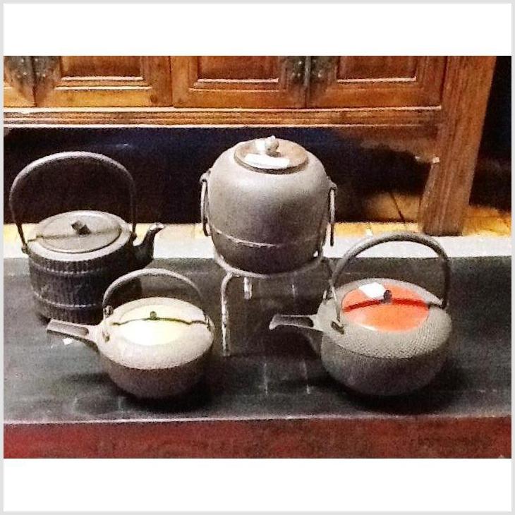 Antique Meiji Period Tea Pots- Asian Antiques, Vintage Home Decor & Chinese Furniture - FEA Home