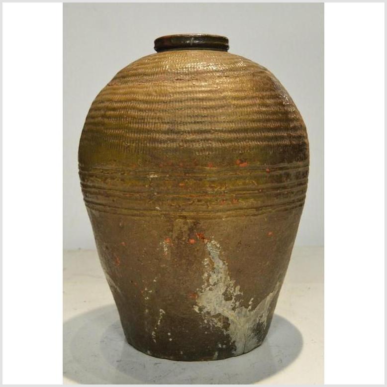 Antique Monochrome Thai Water Jar-1. Asian &amp; Chinese Furniture, Art, Antiques, Vintage Home Décor for sale at FEA Home