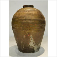 Antique Monochrome Thai Water Jar- Asian Antiques, Vintage Home Decor & Chinese Furniture - FEA Home