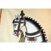 Antique Mughal Indian Horse Painting