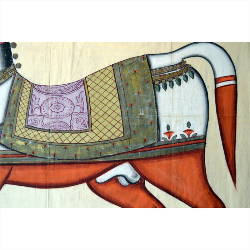 Antique Mughal Indian Horse Painting-YN5744-4. Asian & Chinese Furniture, Art, Antiques, Vintage Home Décor for sale at FEA Home